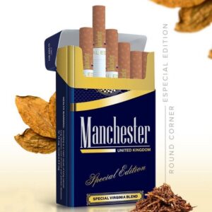 Manchester United Blue Cigarettes health reference on CigaretteDatabase