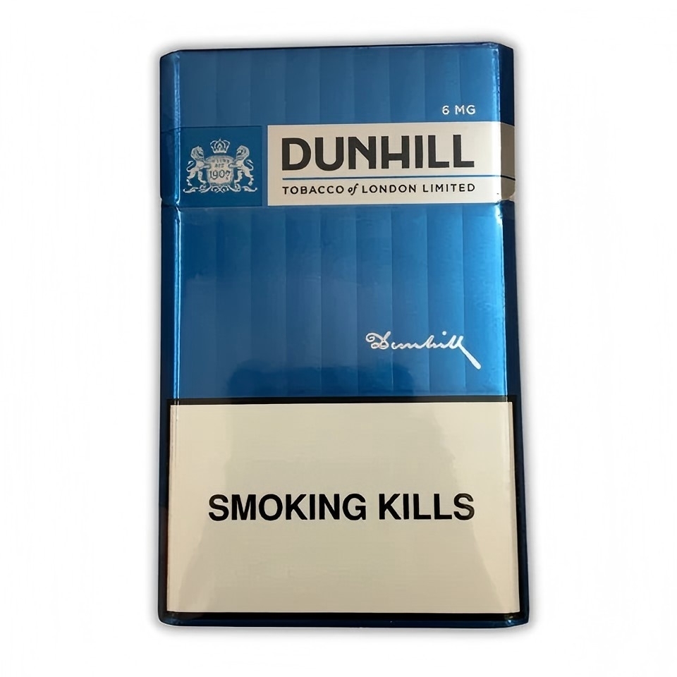 Dunhill Blue 6mg Cigarettes health reference on CigaretteDatabase