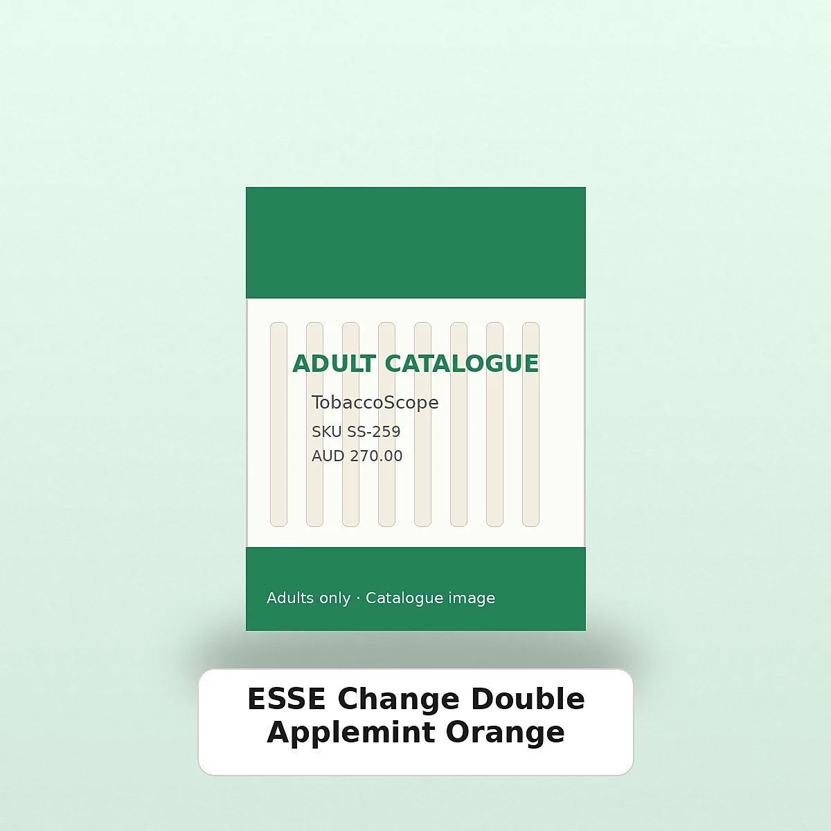 ESSE Change Double Applemint Orange adult-only catalogue product image on TobaccoScope