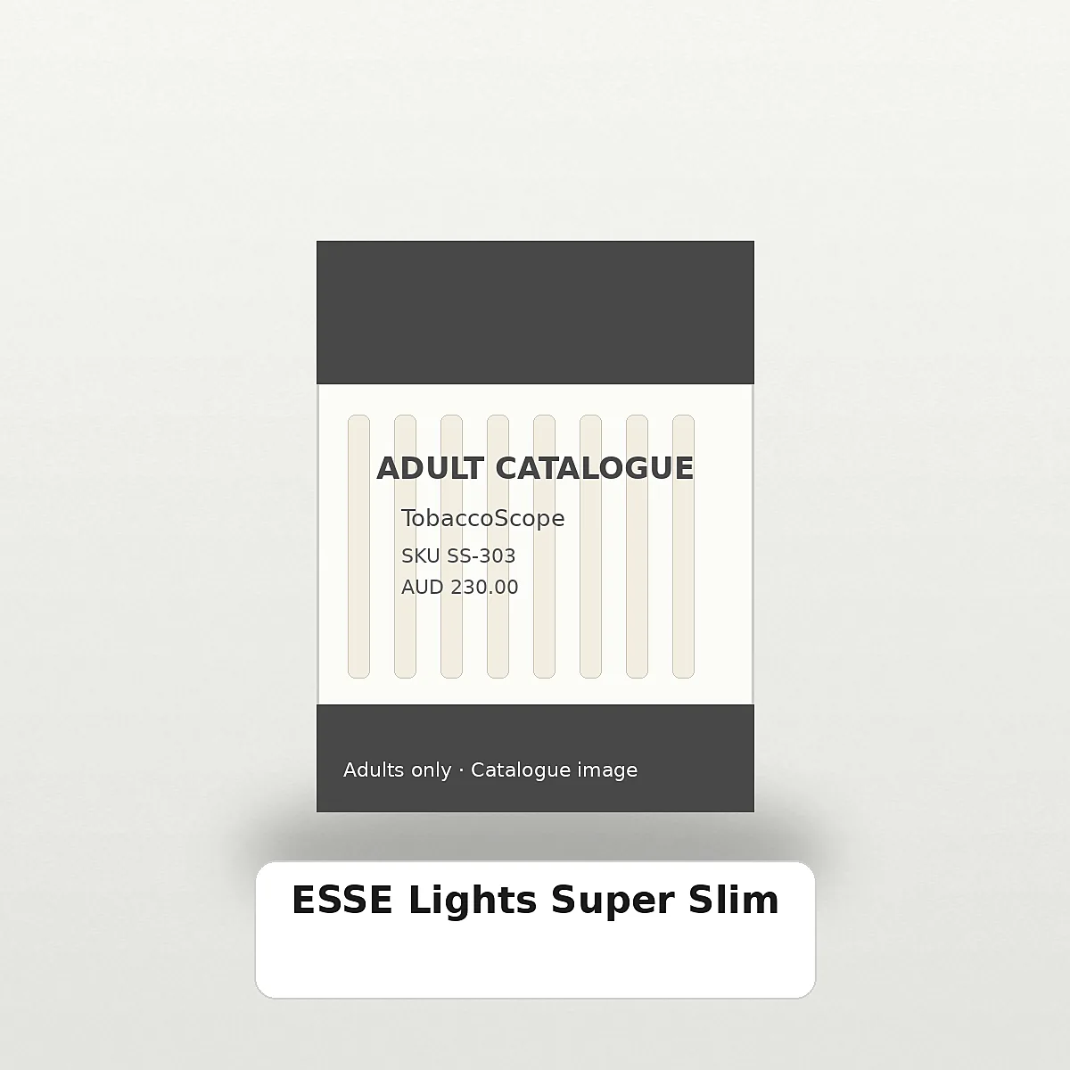 ESSE Lights Super Slim adult-only catalogue product image on TobaccoScope