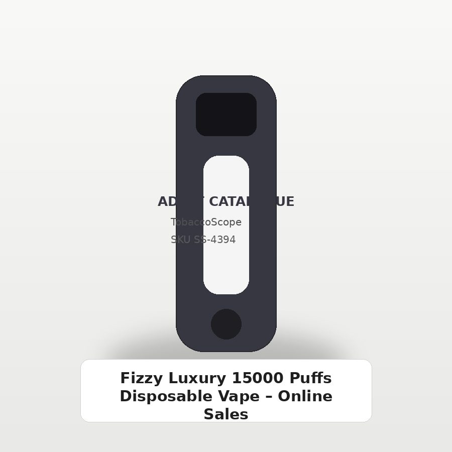 Fizzy Luxury 15000 Puffs Disposable Vape – Online Sales adult-only catalogue product image on TobaccoScope