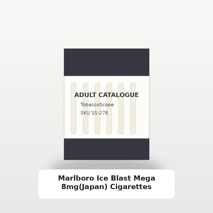 Marlboro Ice Blast Mega 8mg(Japan) Cigarettes adult-only catalogue product image on TobaccoScope
