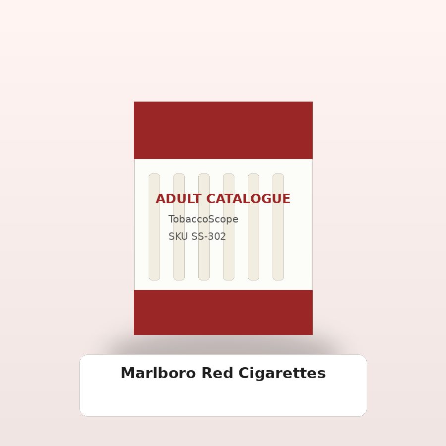 Marlboro Red Cigarettes adult-only catalogue product image on TobaccoScope