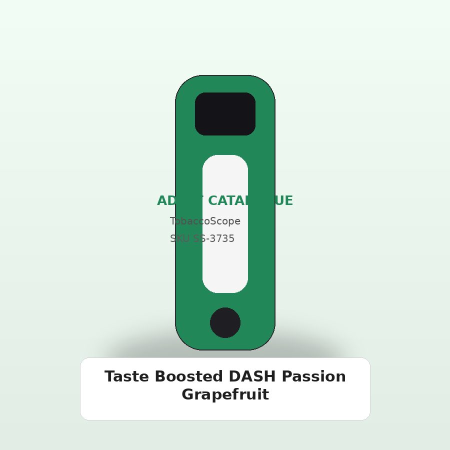 Taste Boosted DASH Passion Grapefruit adult-only catalogue product image on TobaccoScope