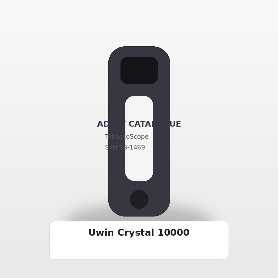 Uwin Crystal 10000 adult-only catalogue product image on TobaccoScope