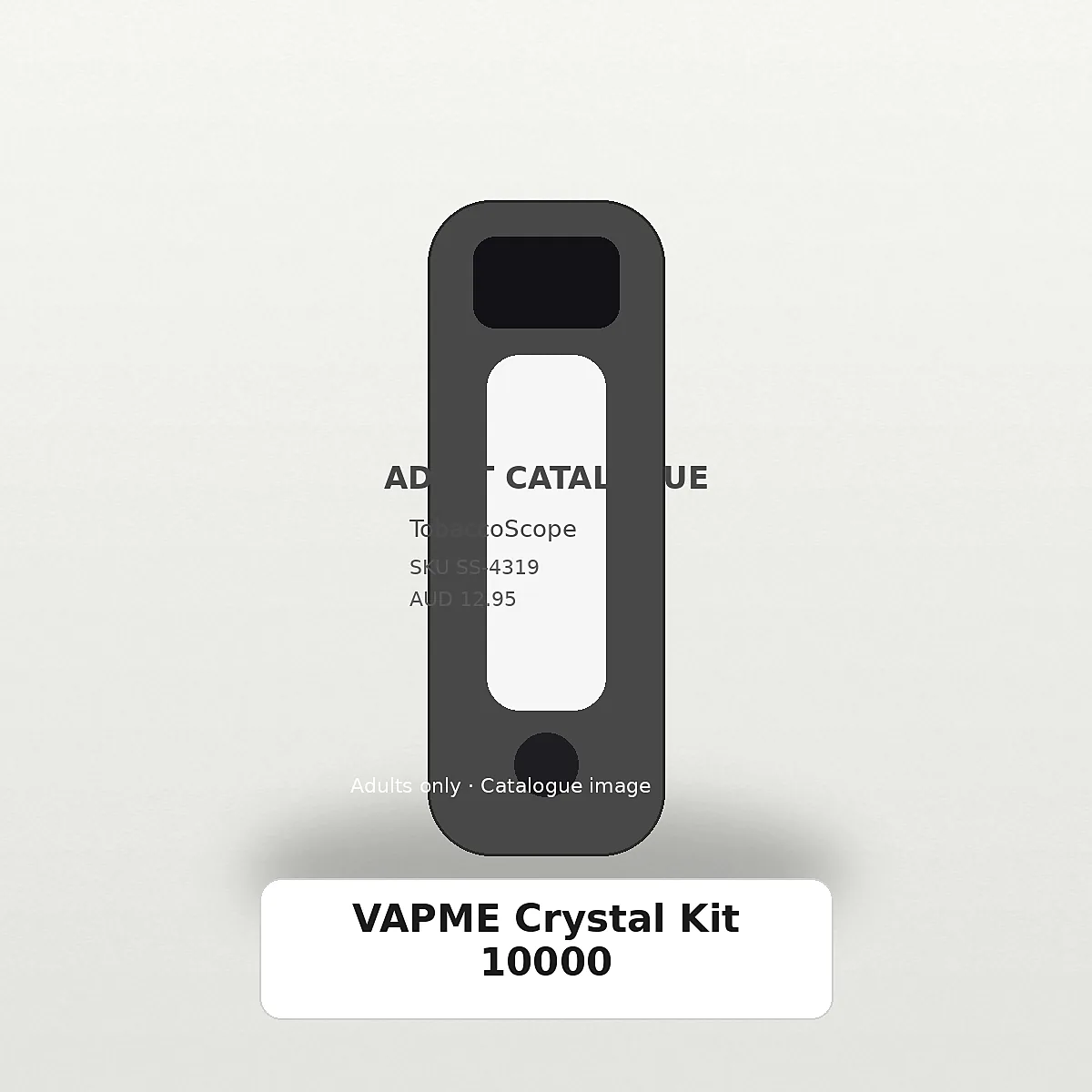 VAPME Crystal Kit 10000 adult-only catalogue product image on TobaccoScope
