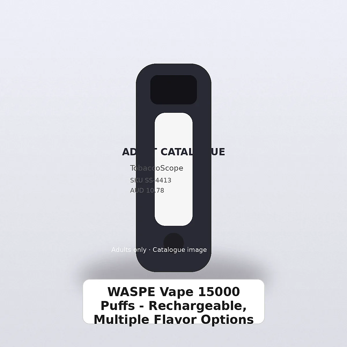 WASPE Vape 15000 Puffs - Rechargeable, Multiple Flavor Options adult-only catalogue product image on TobaccoScope
