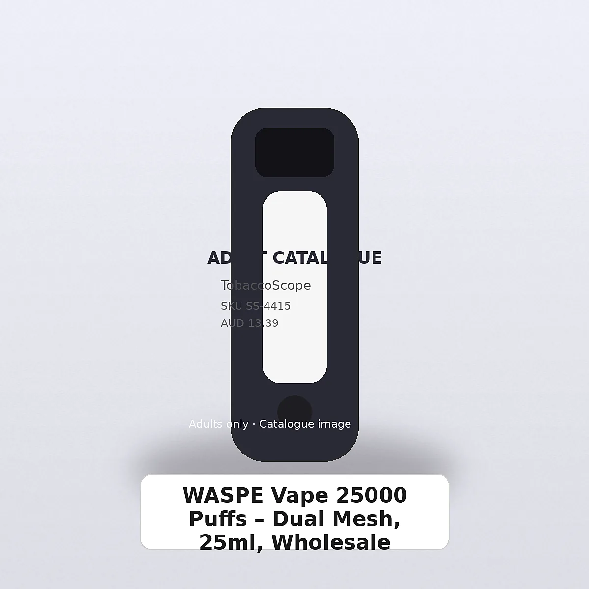 WASPE Vape 25000 Puffs – Dual Mesh, 25ml, Wholesale Available adult-only catalogue product image on TobaccoScope