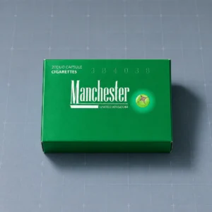 Manchester Green Crush packaging photographed for a structured product specification record page