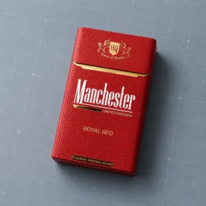 Manchester Royal Red packaging photographed for a structured product specification record page