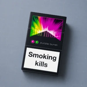Marlboro Purple Burst packaging photographed for a structured product specification record page